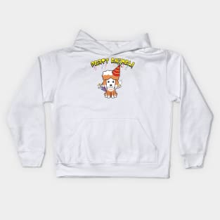 Party Animal Poodle Kids Hoodie